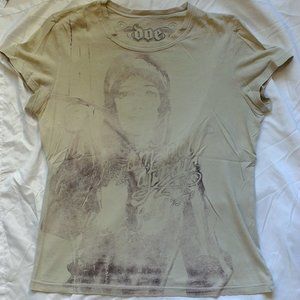 Print Tee Shirt Girl Power Joan of Arc